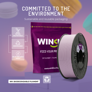 Filament WINKLE PLA HD Pastel 1,75 mm 1 kg pour imprimante 3D, vente en gros, finition mate FDM, impression facile, sans déformation, tolérance 0,05 mm, 190-230 - Product Image 6