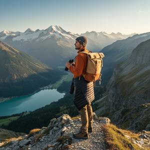 Stylish Vegan Waxed Canvas Vintage Student <b>Backpack</b> Pugmark Unisex Anti-Theft <b>Water</b>-<b>Resistant</b> 20-39L Capacity 15" Arcuate - Product Image 2
