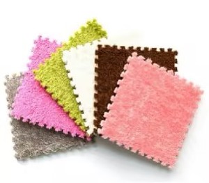 <span class=keywords><strong>Tapis</strong></span> de sol en <span class=keywords><strong>vinyle</strong></span> personnalisé pour chambre à coucher, antidérapant, emboîtable, pour adolescents, <span class=keywords><strong>tapis</strong></span> <span class=keywords><strong>carré</strong></span> pour ramper et jouer à la maison - Product Image 3