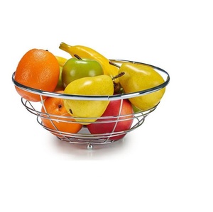 Bol de service en acier inoxydable couleur argent classique nouveau Design cuisine et vaisselle pour plat de fruits fabriqué en Inde technique polie - Product Image 1