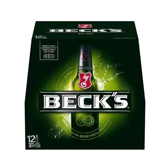 BECKS Bier 5% Alkohol 500 ml Dose und 0,3% nichtalkoholdose 330 ml Flaschen beste Marktpreise zu verkaufen