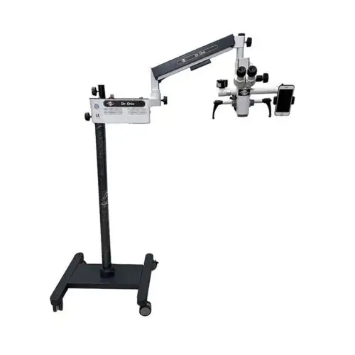 SCIENCE & SURGICAL PLASTIC SURGICAL OPERATING 5 STEP MICROSCOPE SURGICAL MICROSCOPE WITH MOBILE ATTACHMENT RECORDING & IMAGING..