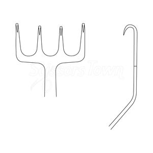 Retractor estilo Fukuda 6 12 pulgadas 32x81mm con labio instrumento ortopédico quirúrgico de acero inoxidable - Product Image 6