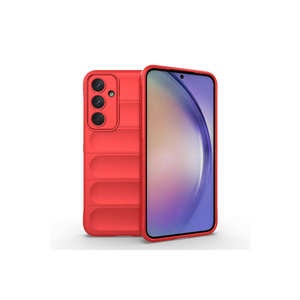 Coque de protection souple en TPU JoieCreatif à dos creux pour Samsung Galaxy A35, motif ethnique, en silicone – Rouge INS 7 Plus 11Pro - Product Image 1