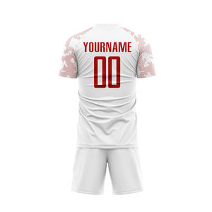 Nouveaux uniformes de football de conception mince et légère, tissu respirant, vente en gros, personnalisables avec nom et numéro, uniformes de football pour hommes - Product Image 3