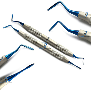 Dental Periotome <strong>Scalers</strong> Set of 2 Root Separator Tools for Tooth Extraction Oral Surgery Socket Preservation Periodontal Use - Product Image 1