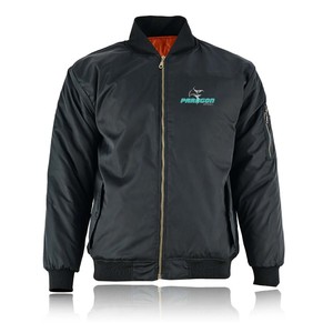 Chaqueta de bombardero de nailon de alta calidad en blanco OEM personalizada de diseño clásico para hombre - Product Image 1