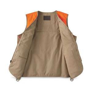 Chaleco de caza de camuflaje naranja verde Woodland de doble cara personalizado chaleco naranja - Product Image 5