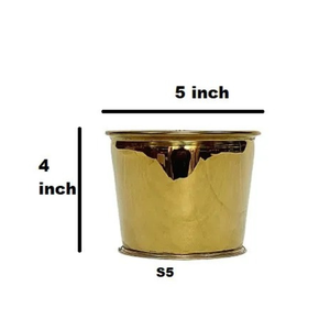 Jardinière dorée en acier haut de gamme pour jardin de fleurs artificielles - Product Image 2