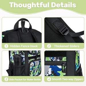 Mochila de baloncesto con logotipo personalizado para hombre, bolsa deportiva para gimnasio, bolsa de fútbol juvenil, mochila de gran capacidad, compartimento escolar para niños - Product Image 5