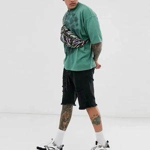 T-shirts pour hommes en coton surdimensionnés avec logo personnalisé, tie-dye personnalisé, vêtements d'été tendance, t-shirts pour hommes - Product Image 6