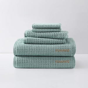 Toallas teñidas ODM de Pakistán con acabado de color duradero y soporte de MOQ para complejos turísticos y compradores mayoristas - Product Image 1