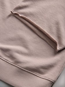 OEM/ODM 100% coton éponge tissu femmes ensemble court personnalisé DTF imprimé logo surdimensionné dropshoulder streetwear femmes ensemble court - Product Image 5