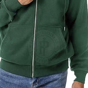 Nouveaux vêtements pour hommes à la mode grande taille sweats à capuche zippés en coton style décontracté hommes sweats à capuche zippés - Product Image 5