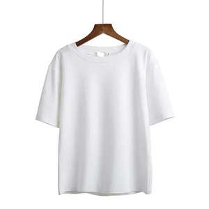 T-shirt surdimensionné pour hommes 270gsm Vêtements des fabricants personnalisés 100% coton avec des chemises en coton confortables en polyester - Product Image 2