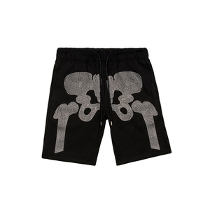 Custom Cotton Raw Hem Acid Wash Jogger Ripped Shorts French Terry Sweat Short Pants Plain Fleece Short - Product Image 1