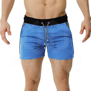 <b>Men's</b> Casual Athletic Workout Gym Quick Dry Breathable 100% Polyester Cotton <b>Mesh</b> <b>Shorts</b> Custom Logo Summer Design Solid Pattern - Product Image 1