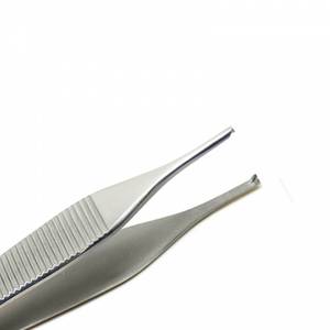 Pinzas Adson de calidad para dientes con dientes finos para uso profesional Kit de cirugía Instrumentos quirúrgicos - Product Image 5