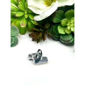 Navajo Handmade <b>Adjustable</b> Statement <b>Ring</b> Kingman Turquoise & Sterling Silver Gemstone for Everyday Wear Fine Jewelry - Product Image 4