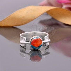 Anillo de banda de diseño en espiral metálico Retro de Plata de Ley 925, Lisa para joyería de moda compromiso de boda, regalo del Día de San Valentín - Product Image 3