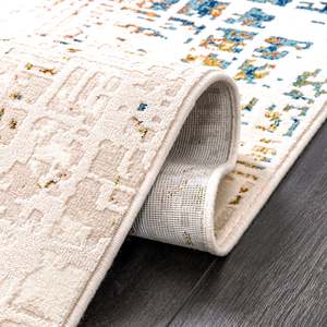 Alfombra Elegante Zenta ZN001 Color Crema, Sin Polvo, Hecha a Máquina, 80x150 cm - Product Image 2