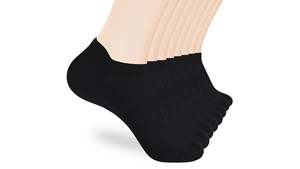 ถุงเท้าถักสำหรับผู้ชายผ้าฝ้ายโพลีเอสเตอร์แบบไม่โชว์ - Product Image 3