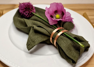 Top Selling Stocked Eco-Friendly Floral Pattern Pure Metal Napkin Ring for Wedding Reception Home Dining Decor Worldwide Export - Product Image 4