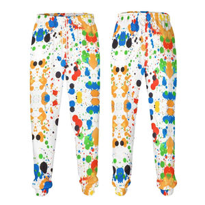 Pantalones de correr de fitness personalizados con ajuste cónico suelto Precio de fábrica Ropa de abrigo de lona Estilo casual Joggers de sublimación unisex - Product Image 5