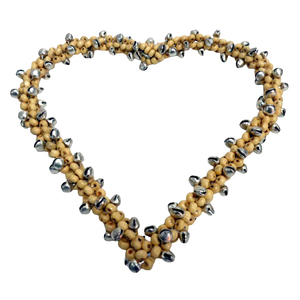 Diseño de flores Hierro/Cuentas Adorno colgante de Navidad Color plateado para el hogar Vacaciones Decoración de Navidad Hecho a mano a granel - Product Image 4