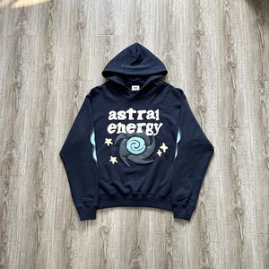 Pull à capuche unisexe personnalisé 2025, tricoté pour l'été, style hip-hop oversize, logo frontal, polyester/coton 360g - Product Image 6
