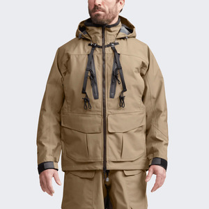 Veste de chasse d'hiver pour homme personnalisée, fiable, légère, imperméable, coupe-vent, en softshell, imprimé camouflage, pantalon imprimé HD - Product Image 2