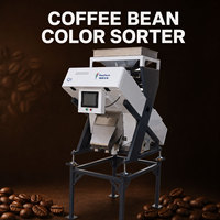 Trieur automatique de grains de café par couleur pour le Brésil |   Machine de tri optique CCD à 64 canaux, directement de l'usine