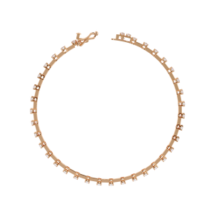 Exclusivo Brazalete de Diamantes para Mujer, Brazalete de Oro Sólido de 10k y 18k con Cuatro Puntas, Corte Brillante, Certificado IGI - Product Image 6