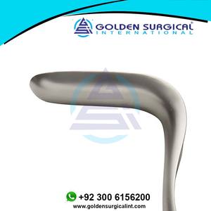 Sims Speculum de doble extremo grande, longitud efectiva 85mm X 35mm de ancho y 90mm X 40mm de ancho, longitud total 185mm - Product Image 3