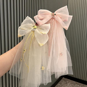 Pasador de Pelo con Lazo de Tela Estilo Princesa para Niñas, Accesorios para el Cabello de Diseño Nuevo y Alta Calidad - Product Image 1