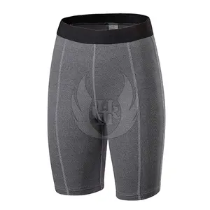 Best Verkopende Buitensporten Effen Grijs Geweldig Verkopende Warming-Up Gymshorts Best Verkochte Met Logo Compressieshorts