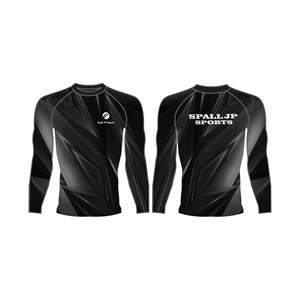Vêtements de sport Rashguard en gros, à séchage rapide, pour le surf, la natation, manches courtes et longues, compression, fitness, gym, logo personnalisé - Product Image 4