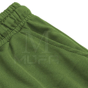 Best Price <b>Men's</b> High Street Gym <b>Shorts</b> Custom Made Logo Decoration Top Selling Cotton Mesh Solid Pattern <b>Elastic</b> <b>Waist</b> Closure - Product Image 5