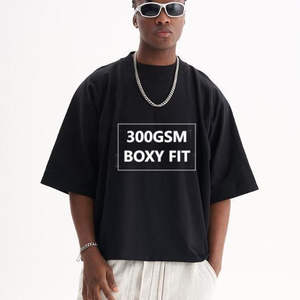 เสื้อยืดคอกลมแขนสั้นทรงฮิปฮอปผ้าฝ้าย100% ออกแบบได้ตามต้องการทรงโอเวอร์ไซส์จากผู้ผลิต - Product Image 1