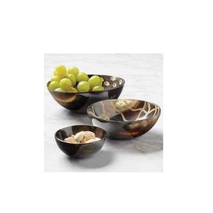 Bol en corne de buffle de taille différente servant et fruits secs et bol en corne de buffle au design moderne et vente chaude - Product Image 6
