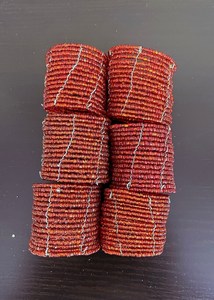 Ronds de serviette, ronds de serviette en rotin, ronds de serviette en osier, décor de table - Product Image 4