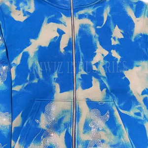 Logo OEM de haute qualité imprimé solide respirant plein visage fermeture éclair sweats à capuche polyester/coton pour l'hiver - Product Image 6