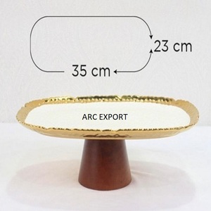 Luxurious Fancy Modern Silver Colored Designing <b>Cake</b> Stand Stylish Large Serving <b>Cake</b> Stand for Wedding Party <b>Cake</b> Decor Stand - Product Image 2