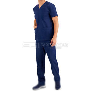 Uniforme Médico Personalizado para Hombre y Mujer, Uniforme de Enfermería para Spa, Clínica, Hospital, Conjunto de 2 Piezas con Pantalones y Logotipo Personalizado - Product Image 3