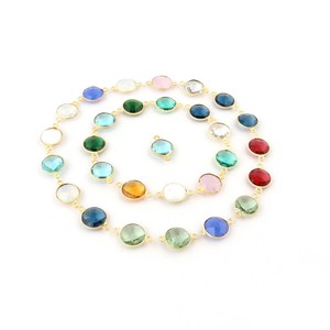 Connecteurs de pierres précieuses naturelles mélangées en gros 925 argent plaqué or résultats de bijoux faits à la main fabricant et fournisseur Inde - Product Image 3