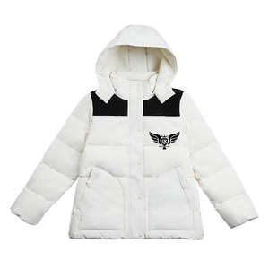 Blouson d'aviateur d'hiver décontracté en satin tissé avec logo ODM imperméable et respirant coupe-vent solide pour bébé fille et garçon - Product Image 3