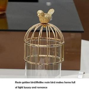 Wedding Brass Golden <b>Taper</b> Candlesticks Steel Metal <b>Candle</b> Holder Gold Stand - Product Image 2