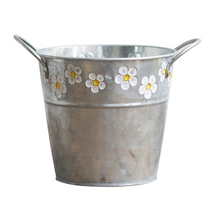 Galvanized Planters With <b>Hook</b> New Look Metal Flower Pots And Planters In Wholesale Price New Latest <b>Garden</b> Planters - Product Image 3