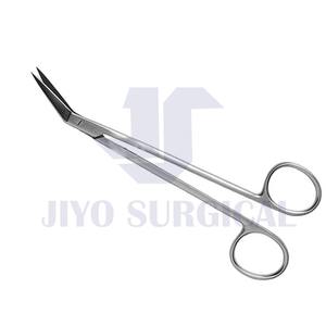 Venta caliente Kelly 4,5 \ "Tijeras de goma dental Producción superior con material de acero inoxidable de hoja dentada Lisa angular - Product Image 5