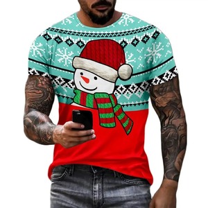 Men's 100% Cotton T-Shirt Loose Fit Short-Sleeved 220G Solid Color Printed Formal Style Custom Printed Short - Product Image 2